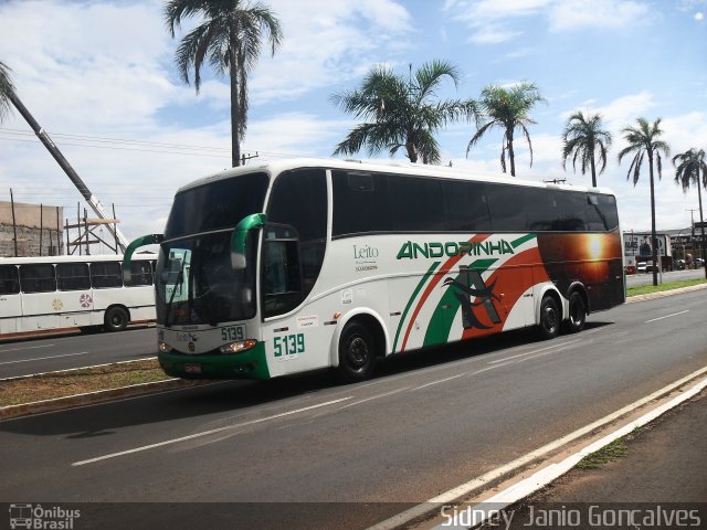 Empresa de Transportes Andorinha 5139 na cidade de Campo Grande, Mato Grosso do Sul, Brasil, por Sidney Janio Gonçalves. ID da foto: 2639882.