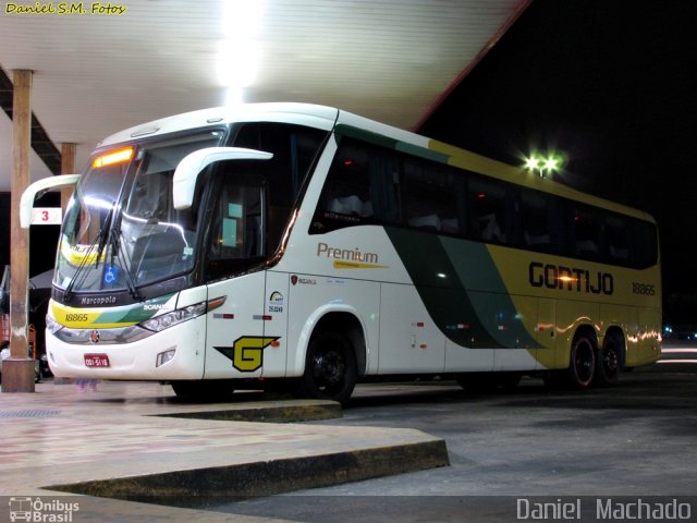 Empresa Gontijo de Transportes 18865 na cidade de João Monlevade, Minas Gerais, Brasil, por Daniel  Machado. Número da foto: #2638790.