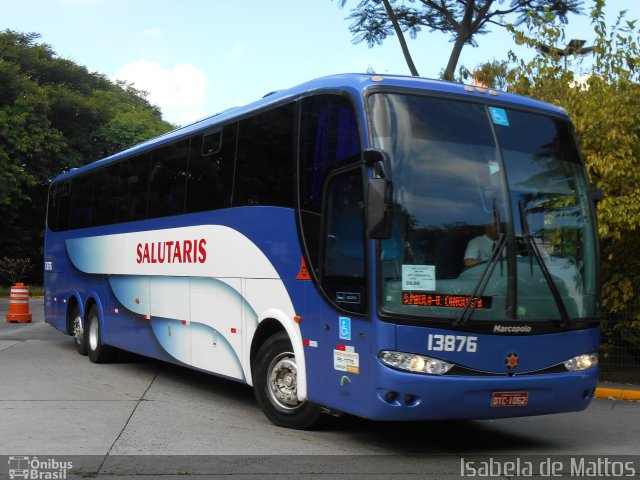 Viação Salutaris e Turismo 13876 na cidade de São Paulo, São Paulo, Brasil, por Isabela de Mattos. ID da foto: 2638177.