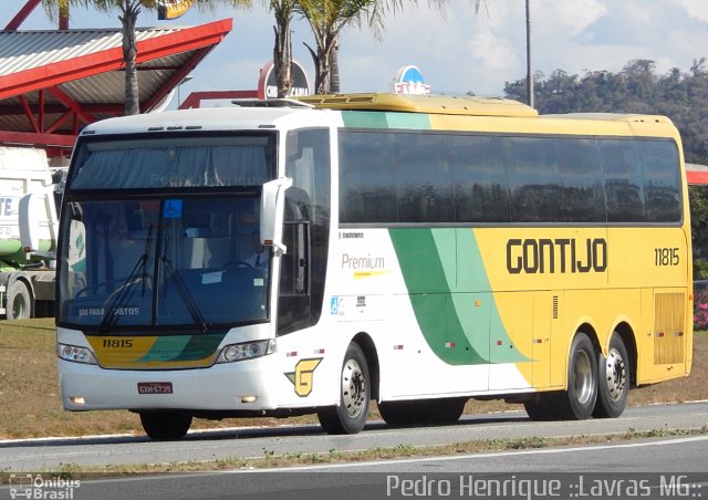 Empresa Gontijo de Transportes 11815 na cidade de Ribeirão Vermelho, Minas Gerais, Brasil, por Pedro Henrique Gumercindo da Silva. Número da foto: #2638203.