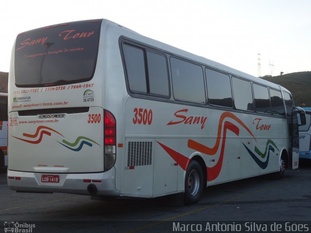 Sany Tour 3500 na cidade de Aparecida, São Paulo, Brasil, por Marco Antônio Silva de Góes. ID da foto: 2639870.