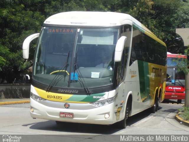 Empresa Gontijo de Transportes 18485 na cidade de São Paulo, São Paulo, Brasil, por Matheus de Melo Bento. Número da foto: #2639600.