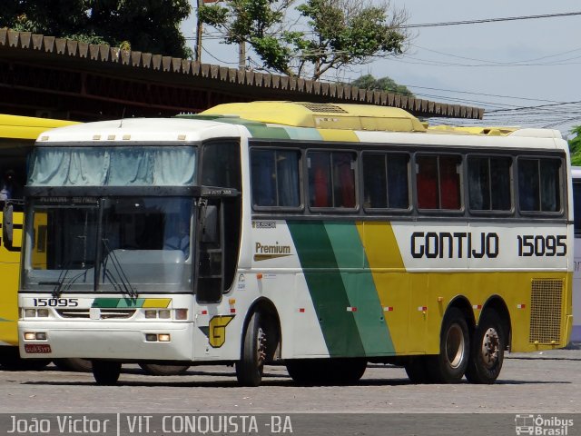 Empresa Gontijo de Transportes 15095 na cidade de Vitória da Conquista, Bahia, Brasil, por João Victor. ID da foto: 2640286.