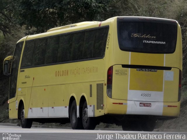 Viação Itapemirim 45605 na cidade de Barra do Piraí, Rio de Janeiro, Brasil, por Jorge Thadeu Pacheco Ferreira. ID da foto: 2641445.