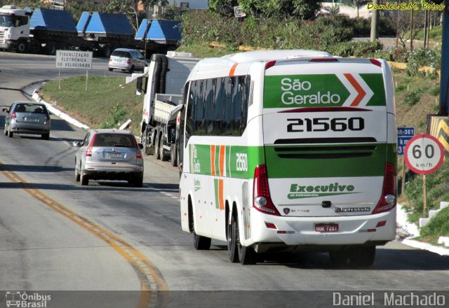 Cia. São Geraldo de Viação 21560 na cidade de João Monlevade, Minas Gerais, Brasil, por Daniel  Machado. Número da foto: #2641448.
