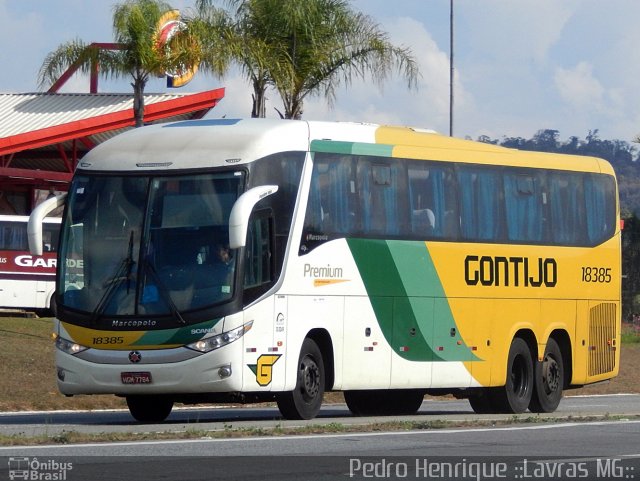 Empresa Gontijo de Transportes 18385 na cidade de Ribeirão Vermelho, Minas Gerais, Brasil, por Pedro Henrique Gumercindo da Silva. Número da foto: #2643379.