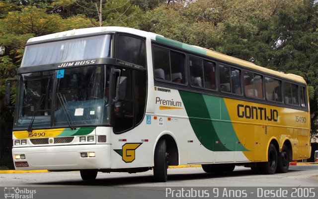 Empresa Gontijo de Transportes 15490 na cidade de São Paulo, São Paulo, Brasil, por Cristiano Soares da Silva. ID da foto: 2642402.