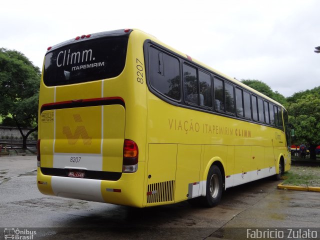 Viação Itapemirim 8207 na cidade de São Paulo, São Paulo, Brasil, por Fabricio Zulato. Número da foto: #2642958.