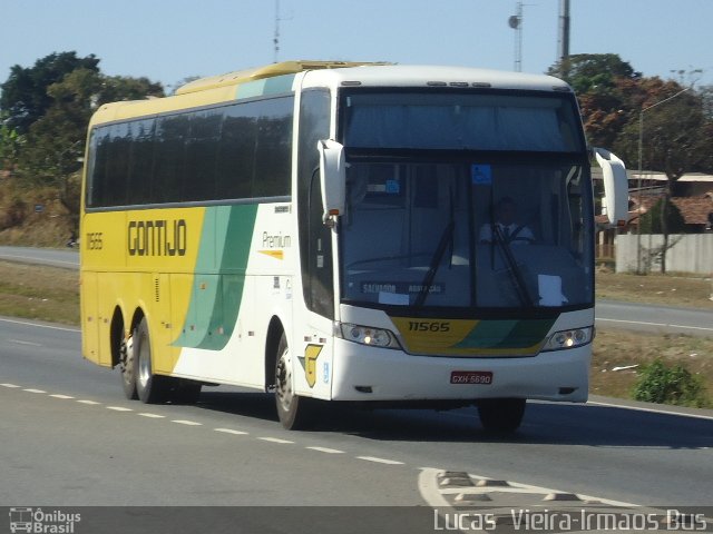 Empresa Gontijo de Transportes 11565 na cidade de Belo Horizonte, Minas Gerais, Brasil, por Lucas Vieira. ID da foto: 2642095.