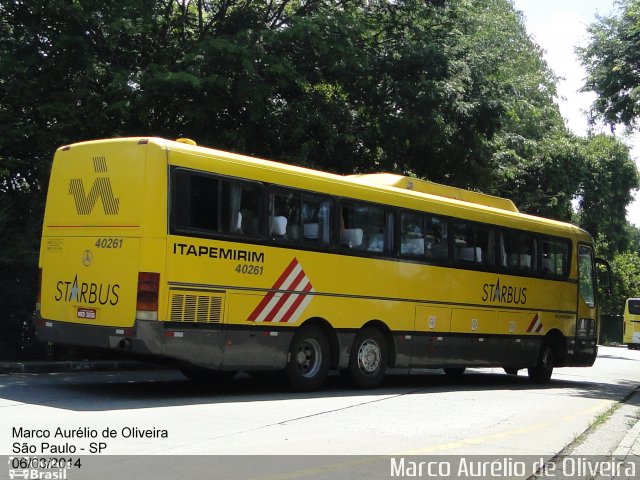 Viação Itapemirim 40261 na cidade de São Paulo, São Paulo, Brasil, por Marco Aurélio de Oliveira. Número da foto: #2642902.
