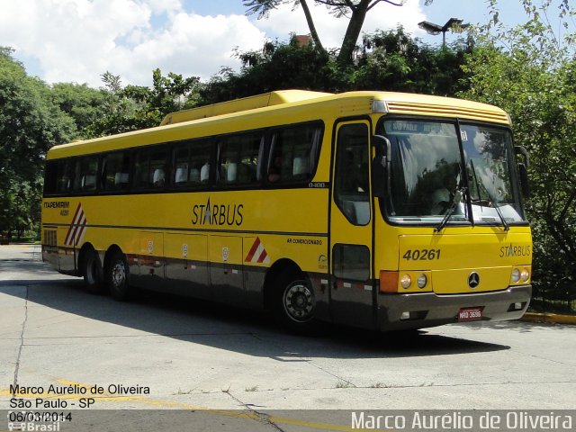 Viação Itapemirim 40261 na cidade de São Paulo, São Paulo, Brasil, por Marco Aurélio de Oliveira. ID da foto: 2642896.