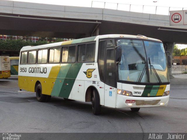 Empresa Gontijo de Transportes 3150 na cidade de Belo Horizonte, Minas Gerais, Brasil, por Altair Júnior. ID da foto: 2643132.