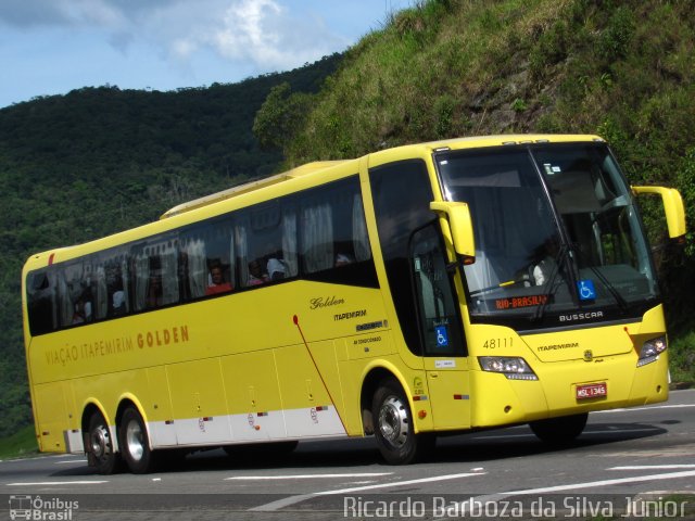 Viação Itapemirim 48111 na cidade de Petrópolis, Rio de Janeiro, Brasil, por Ricardo Barboza da Silva Júnior. Número da foto: #2642874.