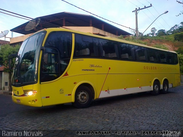 Viação Itapemirim 5063 na cidade de Cataguases, Minas Gerais, Brasil, por Ramiro Novais. ID da foto: 2644962.