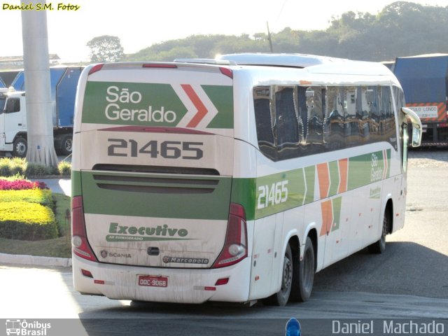 Cia. São Geraldo de Viação 21465 na cidade de João Monlevade, Minas Gerais, Brasil, por Daniel  Machado. ID da foto: 2644633.