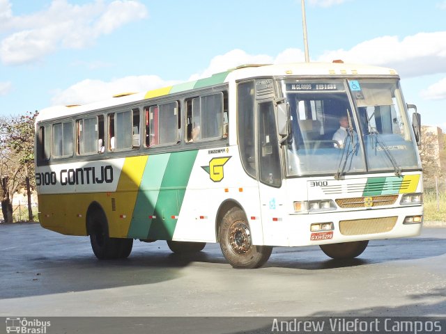 Empresa Gontijo de Transportes 3100 na cidade de Montes Claros, Minas Gerais, Brasil, por Andrew Campos. ID da foto: 2644649.