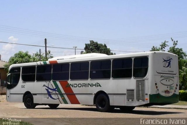 Empresa de Transportes Andorinha 5042 na cidade de Presidente Epitácio, São Paulo, Brasil, por Francisco Ivano. ID da foto: 2645866.