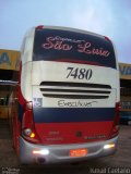 Expresso São Luiz 7480 na cidade de Santa Rita do Araguaia, Goiás, Brasil, por Ismail Caetano. Número da foto: #2644725.