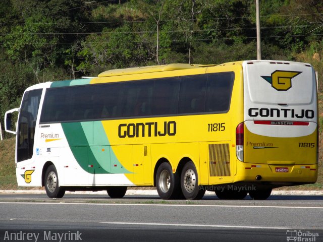 Empresa Gontijo de Transportes 11815 na cidade de Ribeirão Vermelho, Minas Gerais, Brasil, por Andrey Gustavo. ID da foto: 2647456.