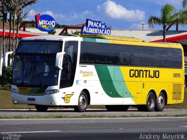 Empresa Gontijo de Transportes 11815 na cidade de Ribeirão Vermelho, Minas Gerais, Brasil, por Andrey Gustavo. ID da foto: 2647504.