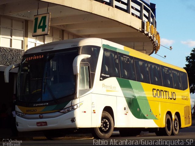 Empresa Gontijo de Transportes 18520 na cidade de Aparecida, São Paulo, Brasil, por Fabio Alcantara. Número da foto: #2646819.
