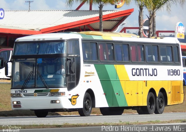 Empresa Gontijo de Transportes 11380 na cidade de Ribeirão Vermelho, Minas Gerais, Brasil, por Pedro Henrique Gumercindo da Silva. ID da foto: 2646361.