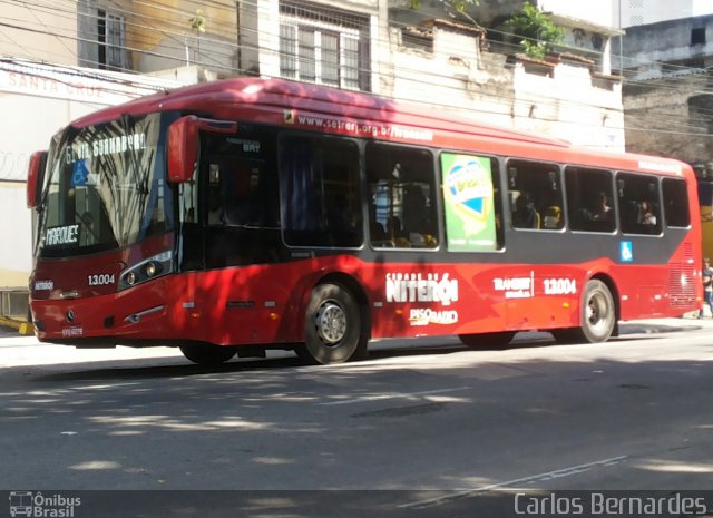 Auto Ônibus Brasília 1.3.004 na cidade de Niterói, Rio de Janeiro, Brasil, por Carlos Bernardes. ID da foto: 2648799.