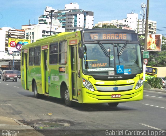 Santo Antônio Transportes Niterói 2.2.024 na cidade de Niterói, Rio de Janeiro, Brasil, por Gabriel Cardoso Lopes. Número da foto: #2648795.