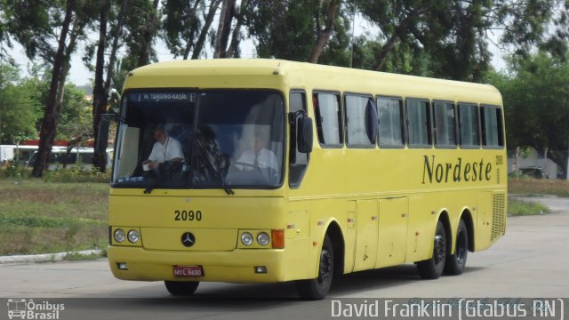 Viação Nordeste 2090 na cidade de Natal, Rio Grande do Norte, Brasil, por David Franklin. Número da foto: #2648119.