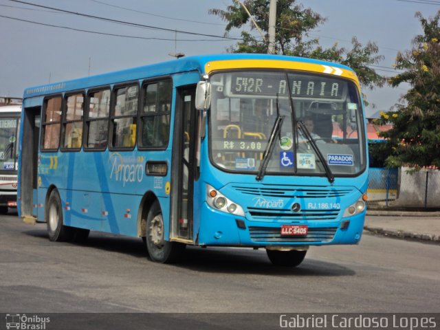 Viação Nossa Senhora do Amparo RJ 186.140 na cidade de Niterói, Rio de Janeiro, Brasil, por Gabriel Cardoso Lopes. Número da foto: #2648811.