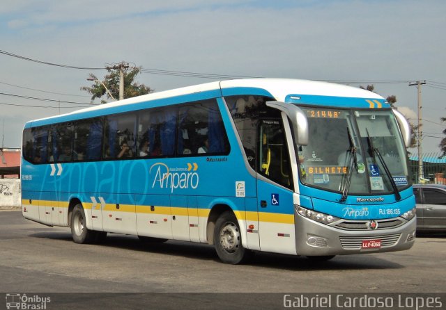 Viação Nossa Senhora do Amparo RJ 186.135 na cidade de Niterói, Rio de Janeiro, Brasil, por Gabriel Cardoso Lopes. ID da foto: 2648807.