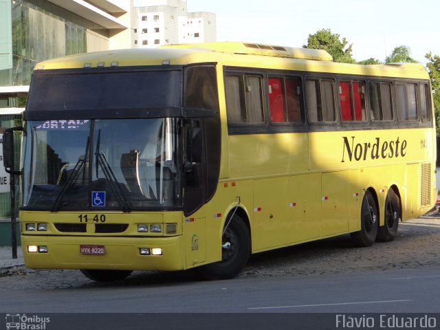 Viação Nordeste 1140 na cidade de Fortaleza, Ceará, Brasil, por Flávio Eduardo. Número da foto: #2648574.
