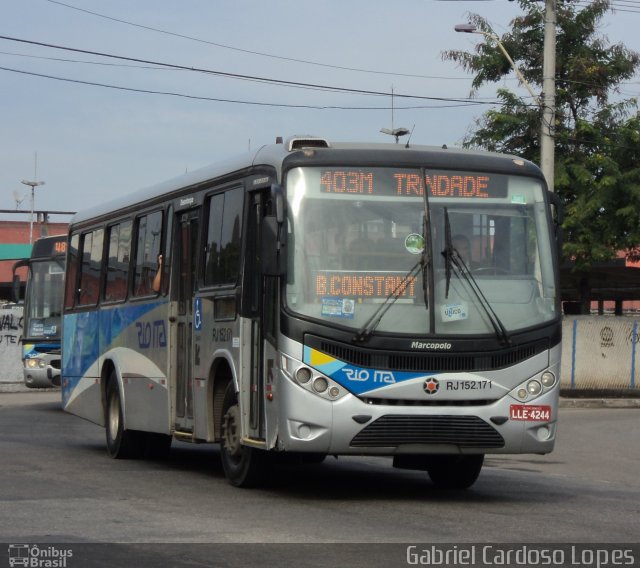 Rio Ita RJ 152.171 na cidade de Niterói, Rio de Janeiro, Brasil, por Gabriel Cardoso Lopes. Número da foto: #2650956.
