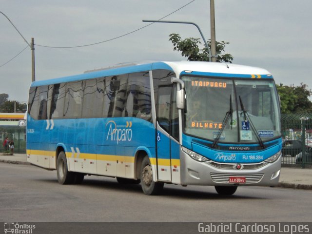 Viação Nossa Senhora do Amparo RJ 186.284 na cidade de Niterói, Rio de Janeiro, Brasil, por Gabriel Cardoso Lopes. Número da foto: #2650966.