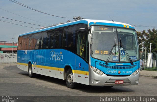 Viação Nossa Senhora do Amparo RJ 186.183 na cidade de Niterói, Rio de Janeiro, Brasil, por Gabriel Cardoso Lopes. Número da foto: #2650960.