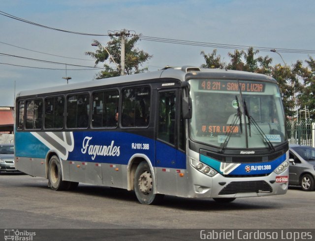 Auto Ônibus Fagundes RJ 101.388 na cidade de Niterói, Rio de Janeiro, Brasil, por Gabriel Cardoso Lopes. Número da foto: #2650949.