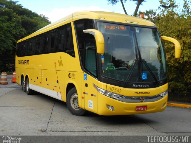 Viação Itapemirim 60547 na cidade de São Paulo, São Paulo, Brasil, por Stefano  Rodrigues dos Santos. Número da foto: #2650371.