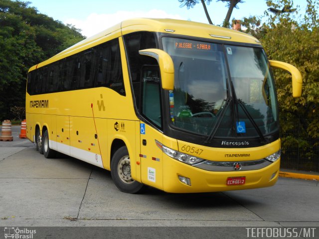 Viação Itapemirim 60547 na cidade de São Paulo, São Paulo, Brasil, por Stefano  Rodrigues dos Santos. ID da foto: 2650371.