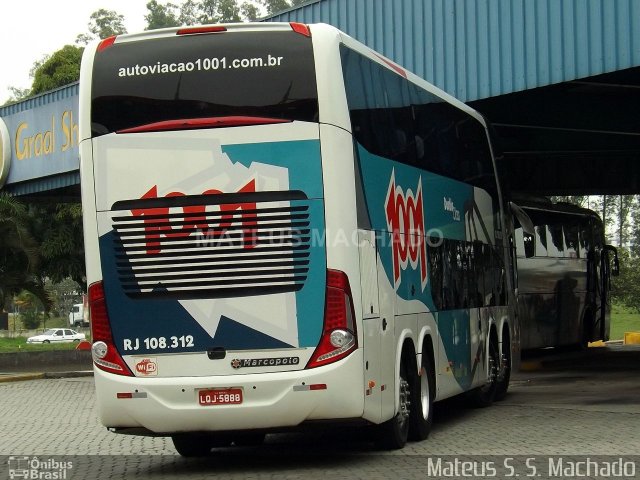 Auto Viação 1001 RJ 108.312 na cidade de Resende, Rio de Janeiro, Brasil, por Mateus Machado. Número da foto: #2650415.