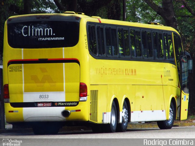 Viação Itapemirim 8053 na cidade de São Paulo, São Paulo, Brasil, por Rodrigo Coimbra. ID da foto: 2651514.