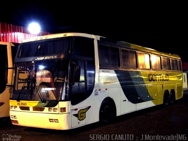 Empresa Gontijo de Transportes 15350 na cidade de João Monlevade, Minas Gerais, Brasil, por Sérgio Augusto Braga Canuto. ID da foto: 2653997.