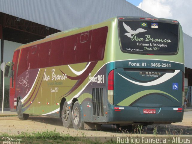 Asa Branca Turismo 2031 na cidade de Caruaru, Pernambuco, Brasil, por Rodrigo Fonseca. Número da foto: #2653887.