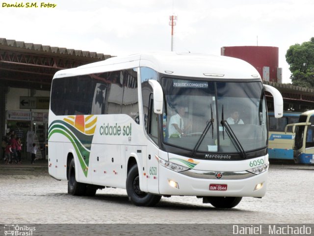 Viação Cidade Sol 6050 na cidade de Vitória da Conquista, Bahia, Brasil, por Daniel  Machado. ID da foto: 2652637.