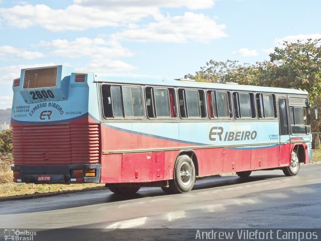 Expresso Ribeiro 2600 na cidade de Montes Claros, Minas Gerais, Brasil, por Andrew Campos. Número da foto: #2652788.