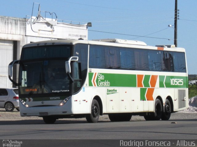 Cia. São Geraldo de Viação 10525 na cidade de Maceió, Alagoas, Brasil, por Rodrigo Fonseca. Número da foto: #2653912.