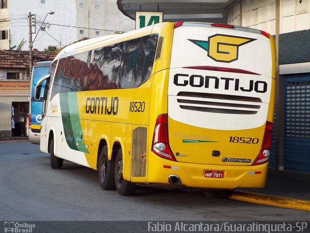 Empresa Gontijo de Transportes 18520 na cidade de Aparecida, São Paulo, Brasil, por Fabio Alcantara. Número da foto: #2653111.