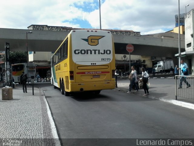 Empresa Gontijo de Transportes 11075 na cidade de Belo Horizonte, Minas Gerais, Brasil, por Leonardo Campos. Número da foto: #2652808.