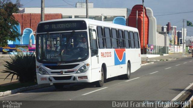 Reunidas Transportes Urbanos 0810 na cidade de Natal, Rio Grande do Norte, Brasil, por David Franklin. ID da foto: 2654830.