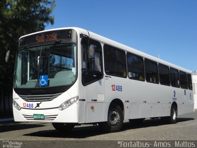 Auto Viação São José 12488 na cidade de Fortaleza, Ceará, Brasil, por Amós  Mattos. Número da foto: #2656072.