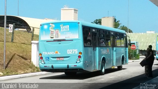 Transol Transportes Coletivos 0275 na cidade de Florianópolis, Santa Catarina, Brasil, por Daniel Nascimento  Trindade. Número da foto: #2655763.
